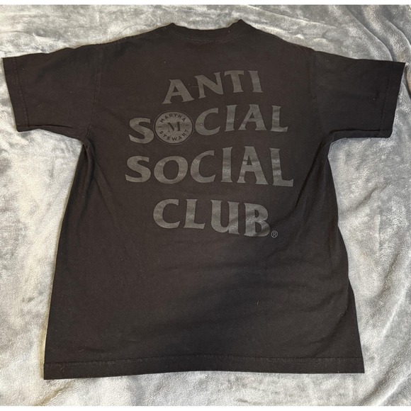 Anti Social Social Club Martha Stewart Shirt Mens Medium Black Graphic Art‎ USA - Picture 7 of 10